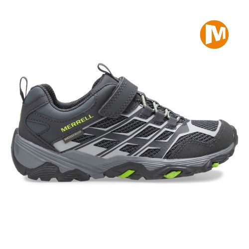 Merrell Moab FST Low A/C Waterproof Sneaker Kinder DunkelGrau [DE-UBCHA]